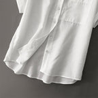 ADIRA VEIL LINEN SHIRT (Beige XS) - | Zavonix