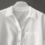 ADIRA VEIL LINEN SHIRT (Beige XS) - | Zavonix