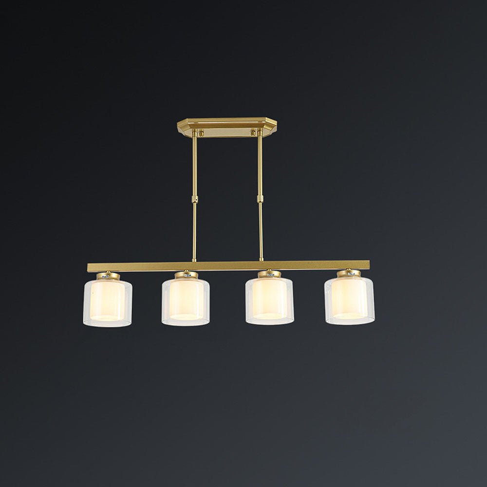 Adjustable Glass Ceiling Light for Modern Kitchen Island – Elegant Design in Two Sizes 8