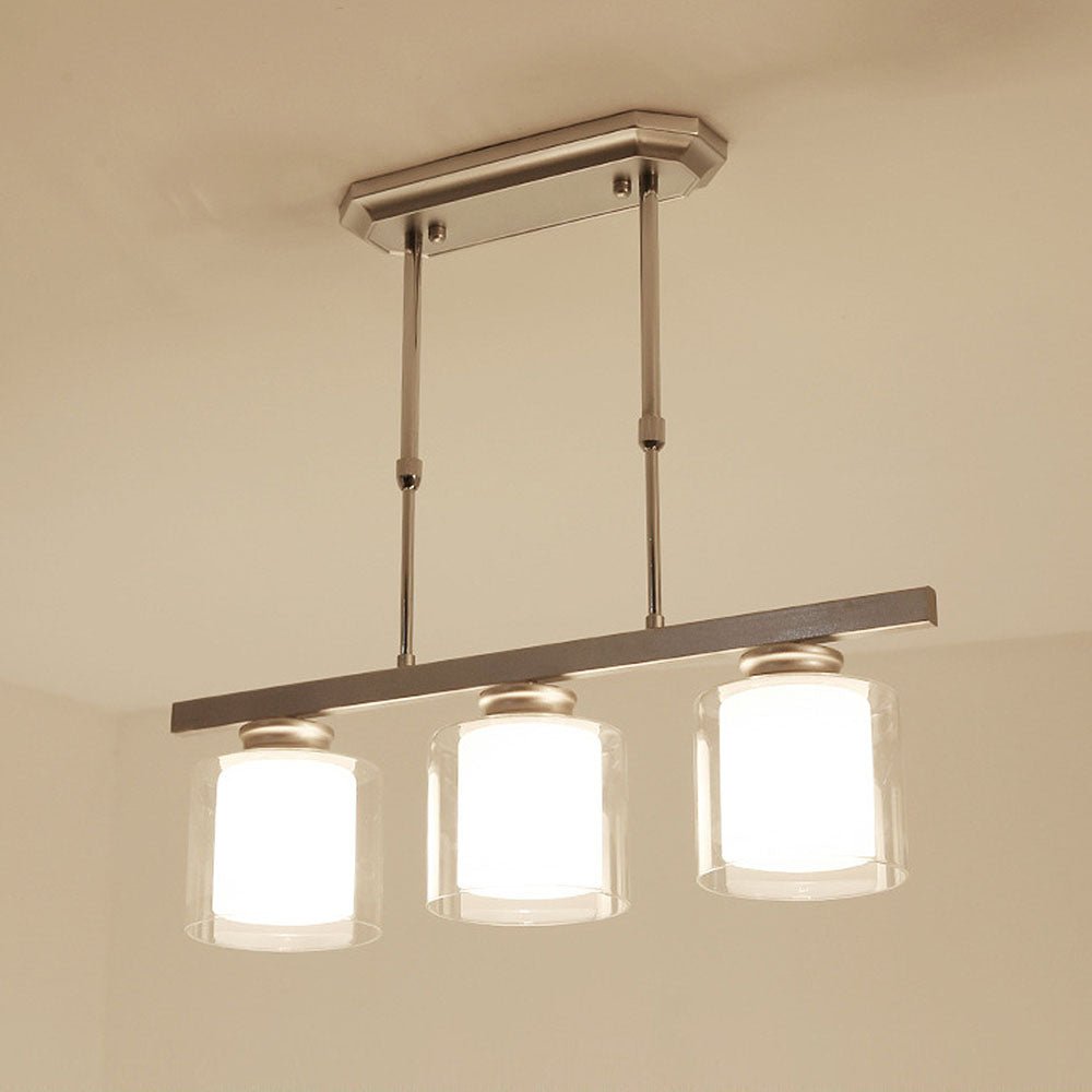 Adjustable Glass Ceiling Light for Modern Kitchen Island – Elegant Design in Two Sizes 11