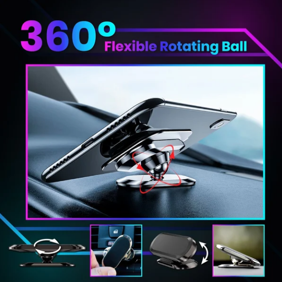 Adjustable Magnetic Car Phone Holder Product Image 02