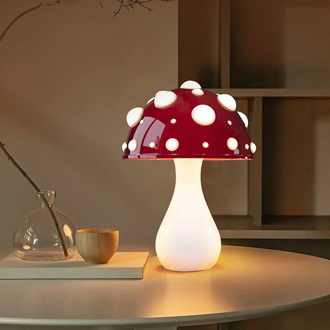 Adjustable Metal Mushroom Glow Lamp with 3 Light Modes – Compact Versatile Home Lighting 3