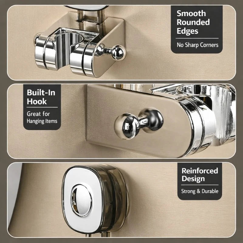 Adjustable Shower Head Holder Hook Product Image 06