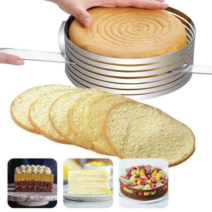 Adjustable Stainless Steel Cake Slicer™ — Slice Perfect Layers That Steal The Show Every Time