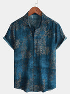 Arlo — Men's Lightweight Cotton - Viscose Summer Shirt (S ) - short | Zavonix