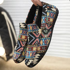 Azteco Canvas Loafers (Black 5) - | Zavonix