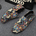 Azteco Canvas Loafers (Black 5) - | Zavonix