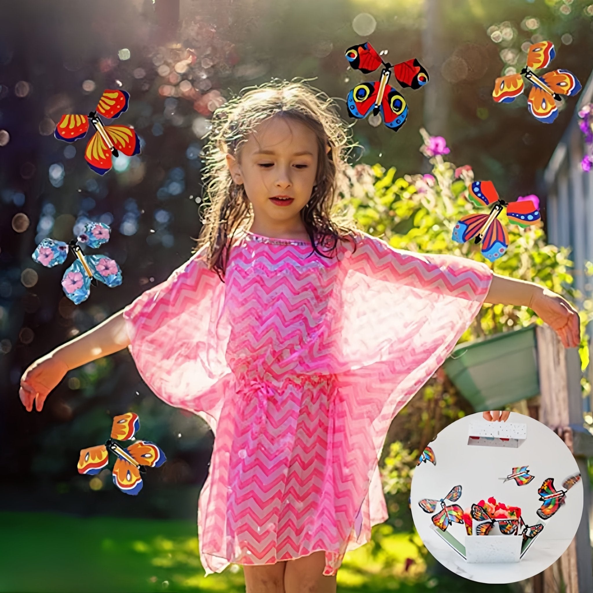 AeroFlutter™ – The enchanting flying surprise ✨ (Buy 1 set (5 butterflies) ) - | Zavonix