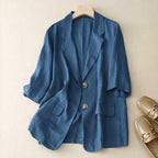 AeroLuxe Linen™ Blazer — Feel Incredibly Light and Command Every Room Instantly - Zavonix