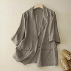 AeroLuxe Linen™ Blazer — Feel Incredibly Light and Command Every Room Instantly - Zavonix