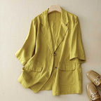 AeroLuxe Linen™ Blazer — Feel Incredibly Light and Command Every Room Instantly - Zavonix