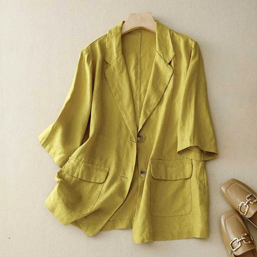 AeroLuxe Linen™ Blazer — Feel Incredibly Light and Command Every Room Instantly - Zavonix