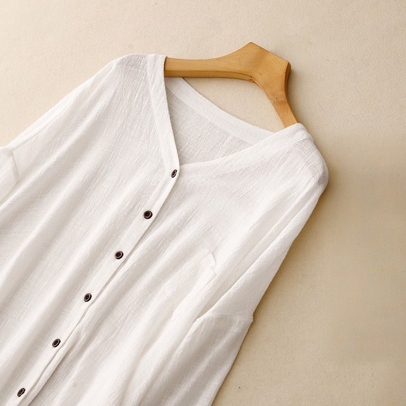 AeroLuxe™ Linen Shirt — Experience Unmatched Cool Comfort and Effortless Style That Turns Heads (XS ) - | Zavonix