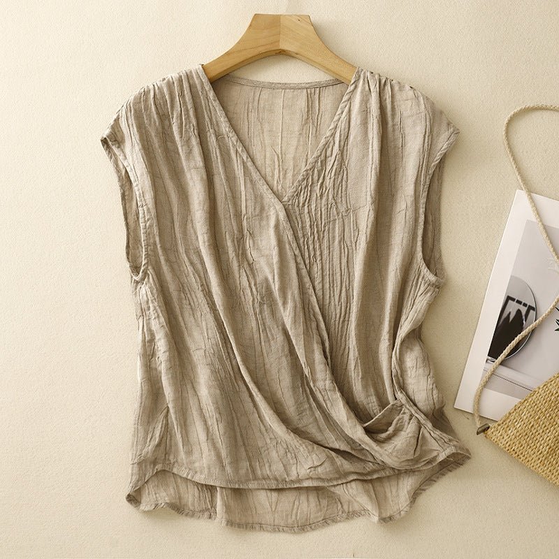AeroLuxe™ Sleeveless Top — Stay Fresh, Flawless, and Effortlessly Stunning All Day - Zavonix