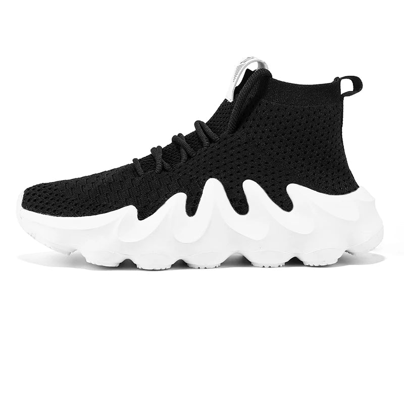 AeroPace™ Men's Running Shoes – Lightweight Breathable Athletic Sneakers with Cushioned Support (LT450 - 2 - Black 12) - Shoes | Zavonix