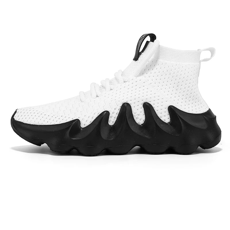 AeroPace™ Men's Running Shoes – Lightweight Breathable Athletic Sneakers with Cushioned Support (LT450 - 2 - White 7) - Shoes | Zavonix