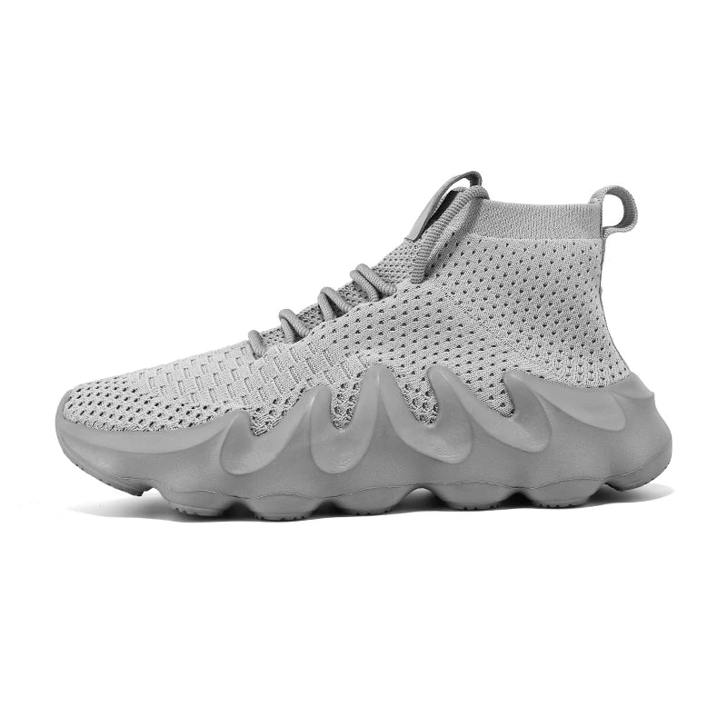 AeroPace™ Men's Running Shoes – Lightweight Breathable Athletic Sneakers with Cushioned Support (LT450 - 2 - Gray 7) - Shoes | Zavonix