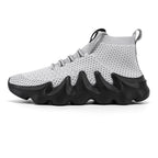 AeroPace™ Men's Running Shoes – Lightweight Breathable Athletic Sneakers with Cushioned Support (LT450 - 2 - Gray 7) - Shoes | Zavonix