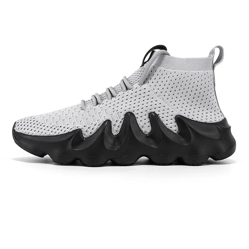 AeroPace™ Men's Running Shoes – Lightweight Breathable Athletic Sneakers with Cushioned Support (LT450 - 2 - Gray 7) - Shoes | Zavonix