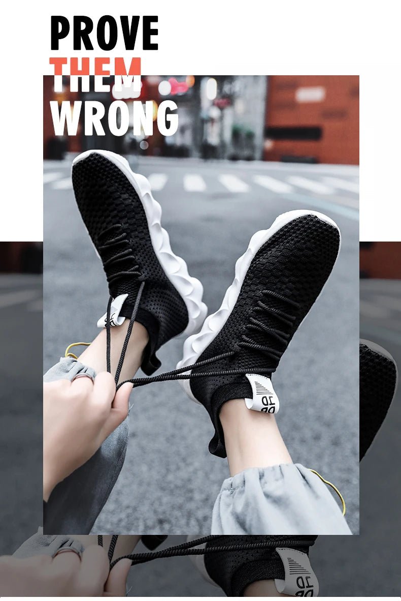 AeroPace™ Men's Running Shoes – Lightweight Breathable Athletic Sneakers with Cushioned Support - Shoes - Zavonix