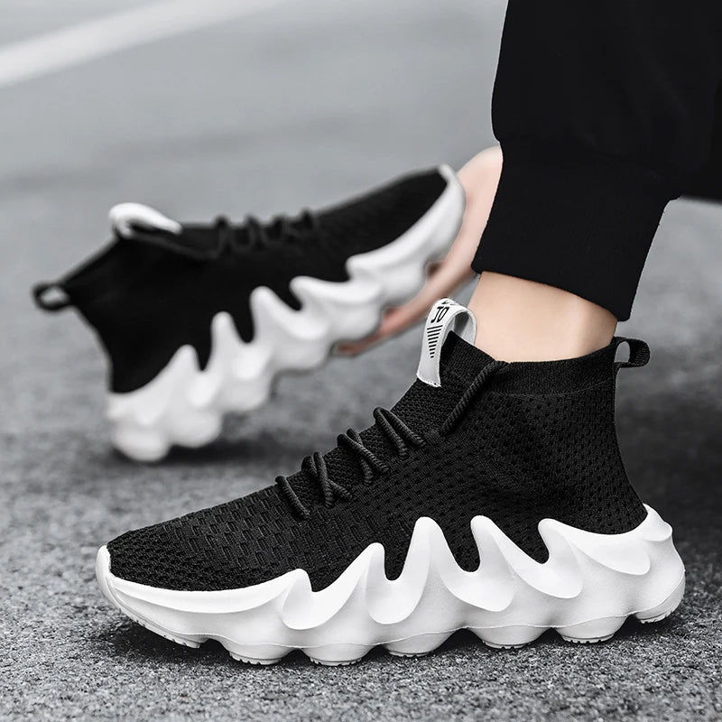 AeroPace™ Men's Running Shoes – Lightweight Breathable Athletic Sneakers with Cushioned Support - Shoes - Zavonix