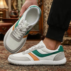 AeroStride Walking Shoes — Breathable Lightweight Support for All - Day Comfort (White Green 45) - | Zavonix