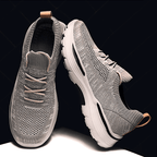AeroWeave™ Casual Flyknit Shoes with Orthopedic Sole (Khaki 6 US) - | Zavonix
