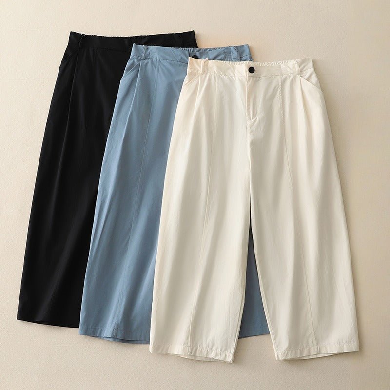 AIEASE™ Linen Trousers — Step Into Unshakable Confidence & Effortless Sophistication (Black XS) - | Zavonix