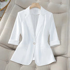 Aiease Blazer™ — Command Every Room with Effortless Power and Elegant Sophistication (White XS) - | Zavonix