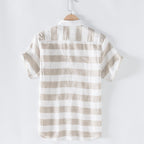 aiease™ — Feel Fresh All Day in Bold, Breathable Linen That Commands Attention (Beige XS) - | Zavonix