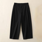 AIEASE™ Linen Trousers — Step Into Unshakable Confidence & Effortless Sophistication (Black XS) - | Zavonix