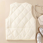 Aiease™ Vest — Featherlight Warmth That Frees You to Move and Conquer (Cream XS) - | Zavonix