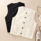 Aiease™ Vest — Featherlight Warmth That Frees You to Move and Conquer (Cream XS) - | Zavonix