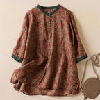 Lina Women's Blouse | Ultra-Light Linen, Elegant Design