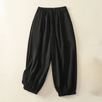 Norla — Lightweight Linen Harem Pants with Elastic Waist