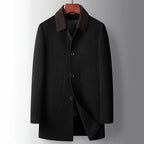 Manteau en laine de luxe pour homme | Tissu premium