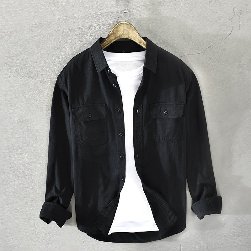 AirLace Linen™ Shirt — Breathable Freedom That Empowers Every Move and Moment (Black XS) - | Zavonix