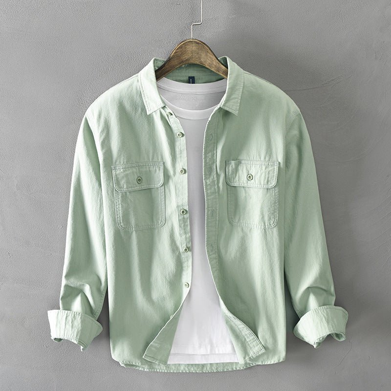 AirLace Linen™ Shirt — Breathable Freedom That Empowers Every Move and Moment (Light Green XS) - | Zavonix
