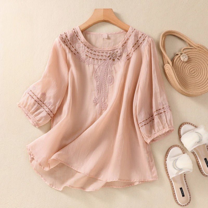 AirLinen™ — Feel Unstoppable in Featherlight Luxury That Breathes With You (Pink XS) - | Zavonix