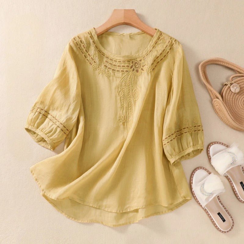 AirLinen™ — Feel Unstoppable in Featherlight Luxury That Breathes With You (Yellow XS) - | Zavonix