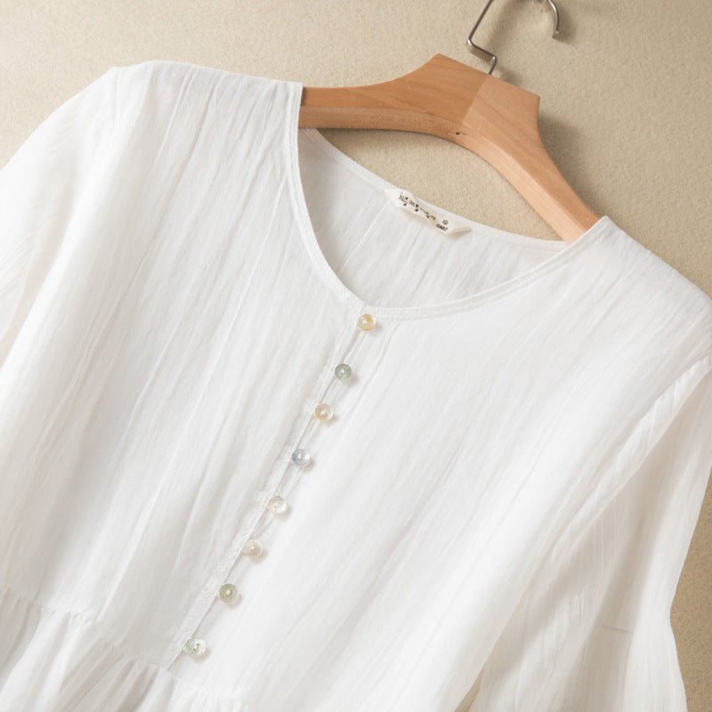 AirwaveWeave™ Dress — Command Every Room with Effortless Power and Unmatched Comfort (White XS) - | Zavonix