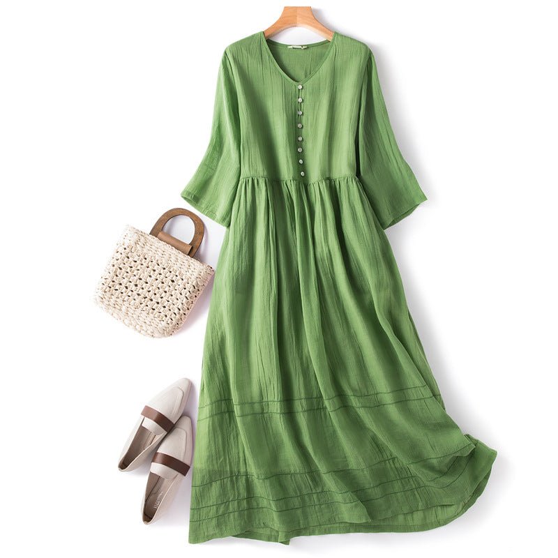 AirwaveWeave™ Dress — Command Every Room with Effortless Power and Unmatched Comfort (Green XS) - | Zavonix