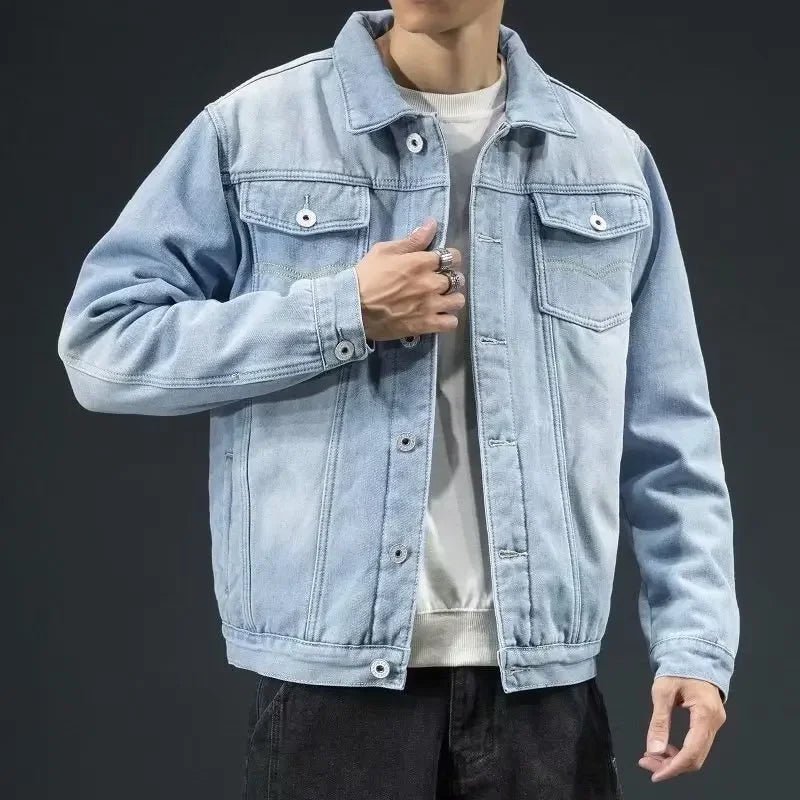 "Alaska" Denim Jacket with Fleece Lining (Dark Blue XS) - Jacket | Zavonix