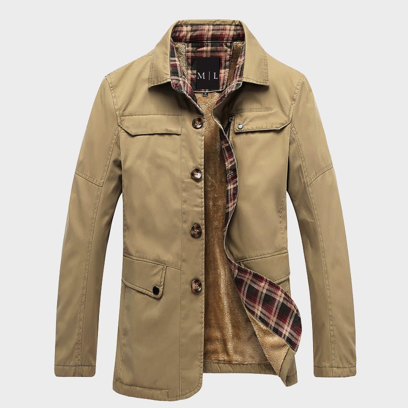 Alden Men's Fleece Jacket | Soft Fleece Lining, Timeless Design 0