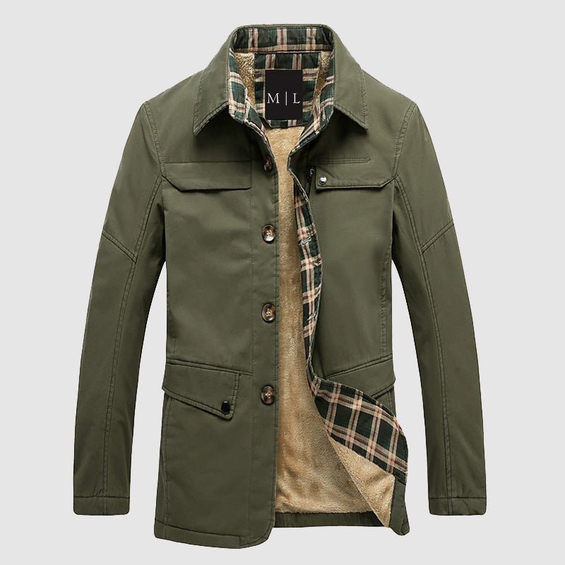 Alden Men's Fleece Jacket | Soft Fleece Lining, Timeless Design 1