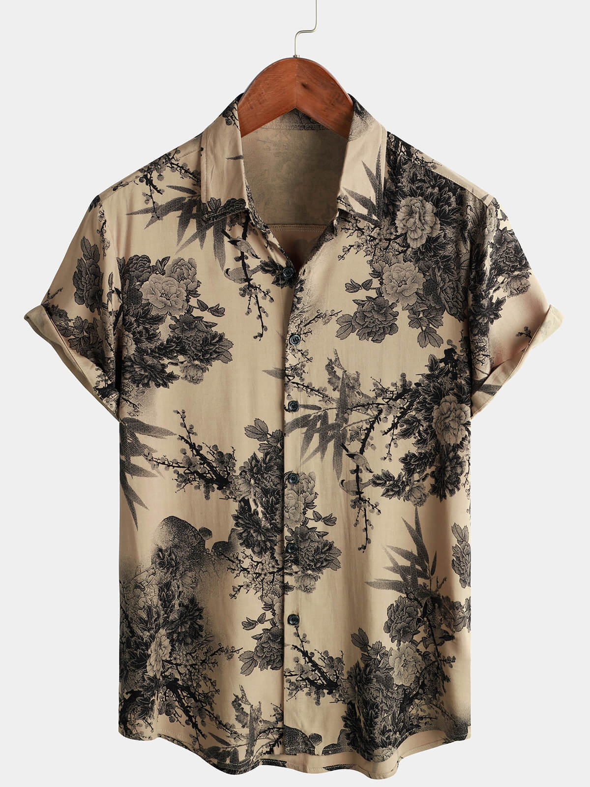 Arlena — Men's Lightweight Viscose Summer Shirt (S ) - short | Zavonix
