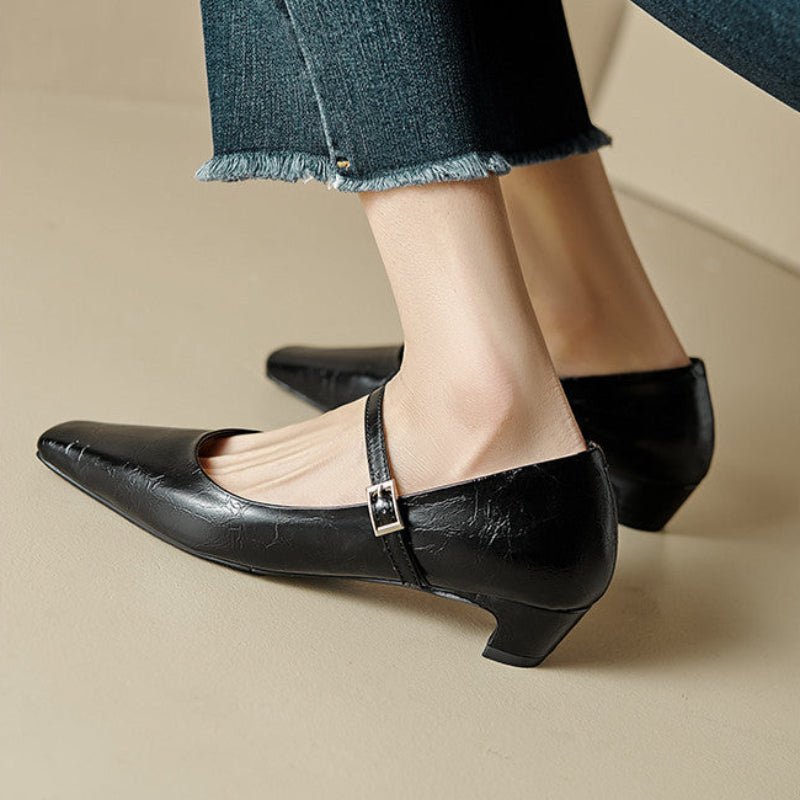 Alena Leather Heels product image 7