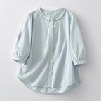 ALESSA LINEN TOP (XS ) - | Zavonix