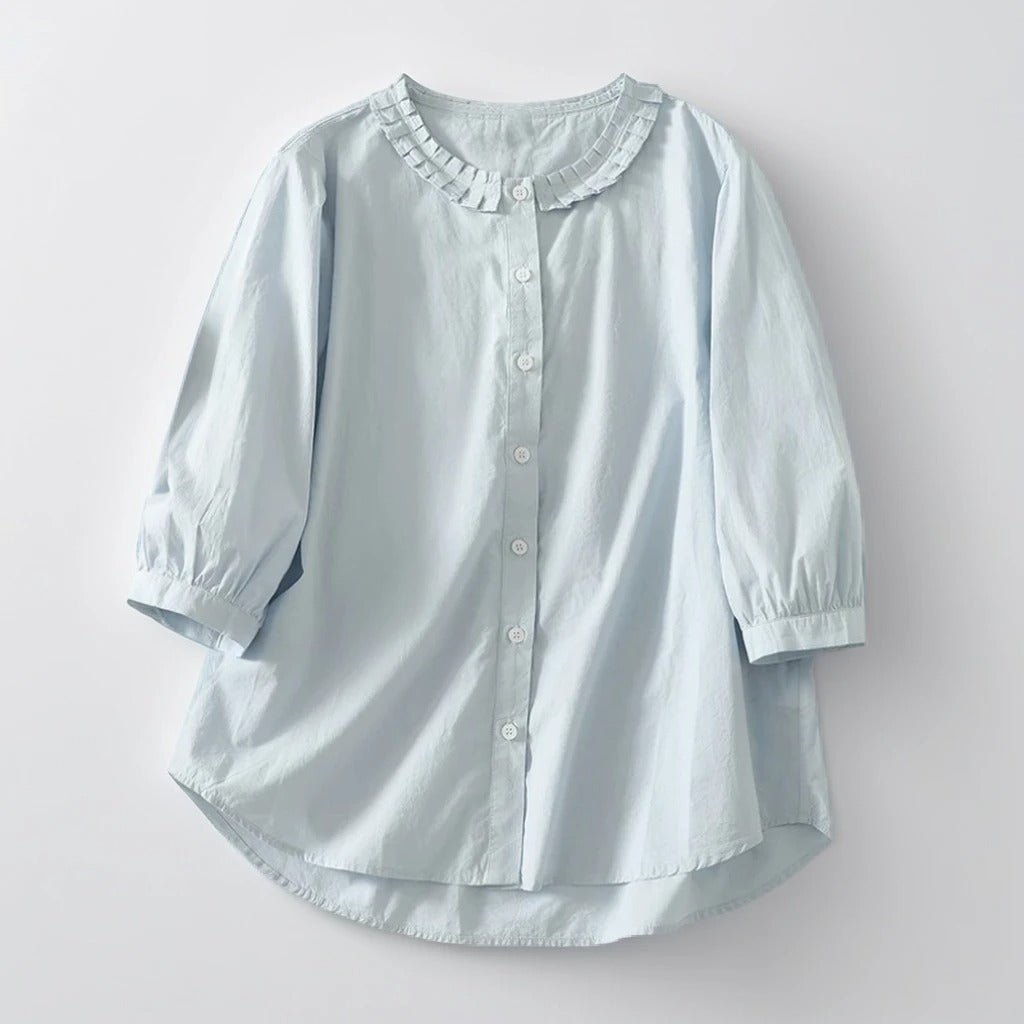 ALESSA LINEN TOP (XS ) - | Zavonix