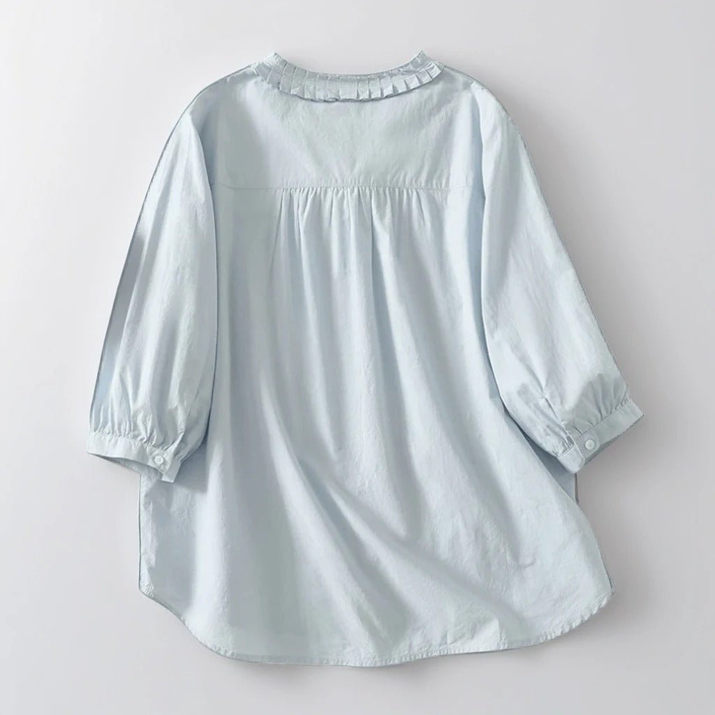 ALESSA LINEN TOP (XS ) - | Zavonix